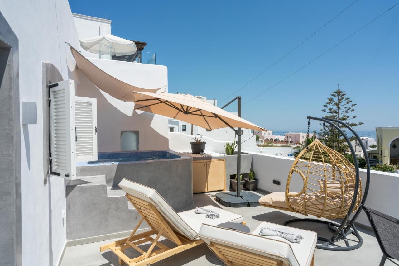 The Muses Of Santorini Private Jacuzzi Suites Vóthon Dış mekan fotoğraf